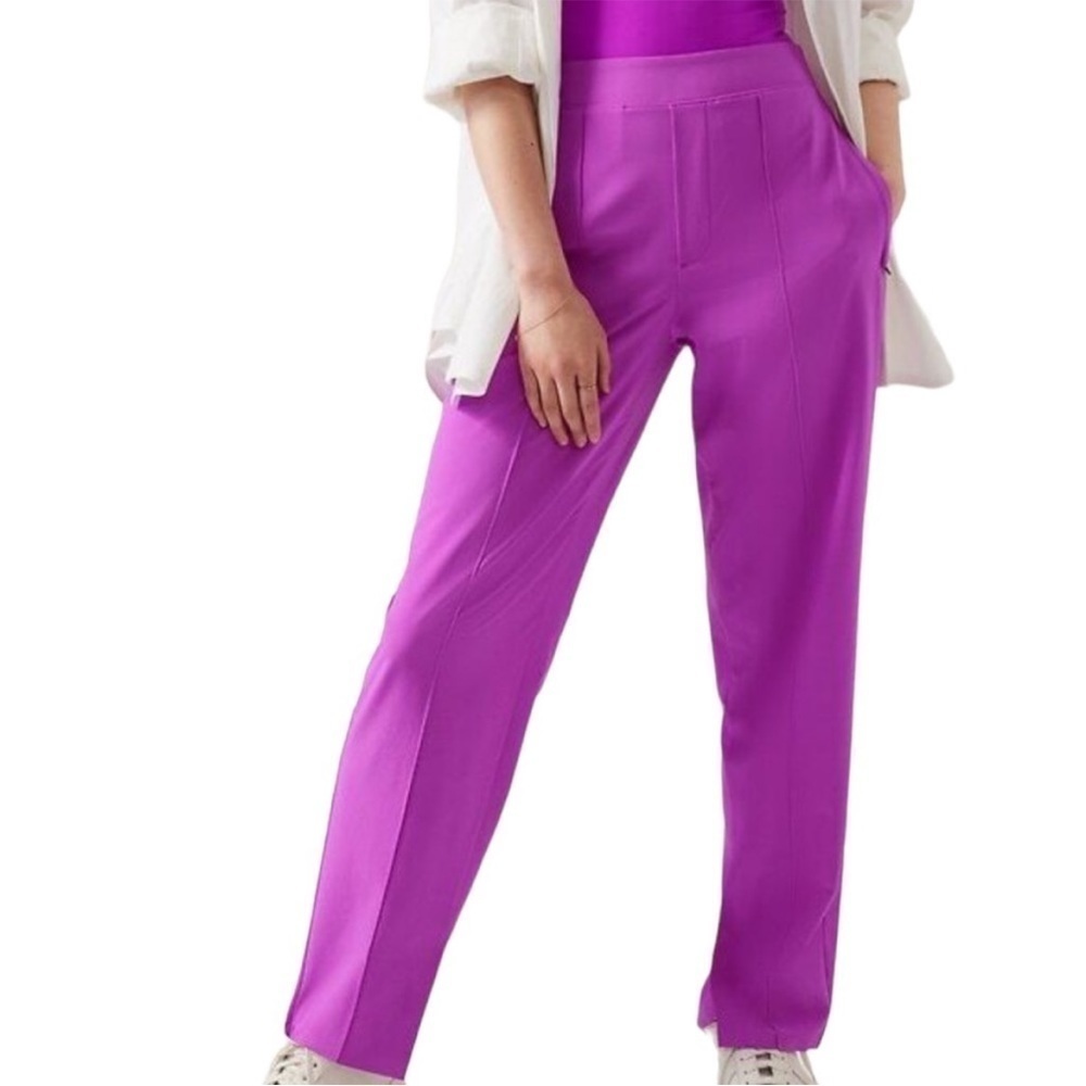 NWT Athleta Brooklyn Heights Vienna Pants - Jazzy Purple